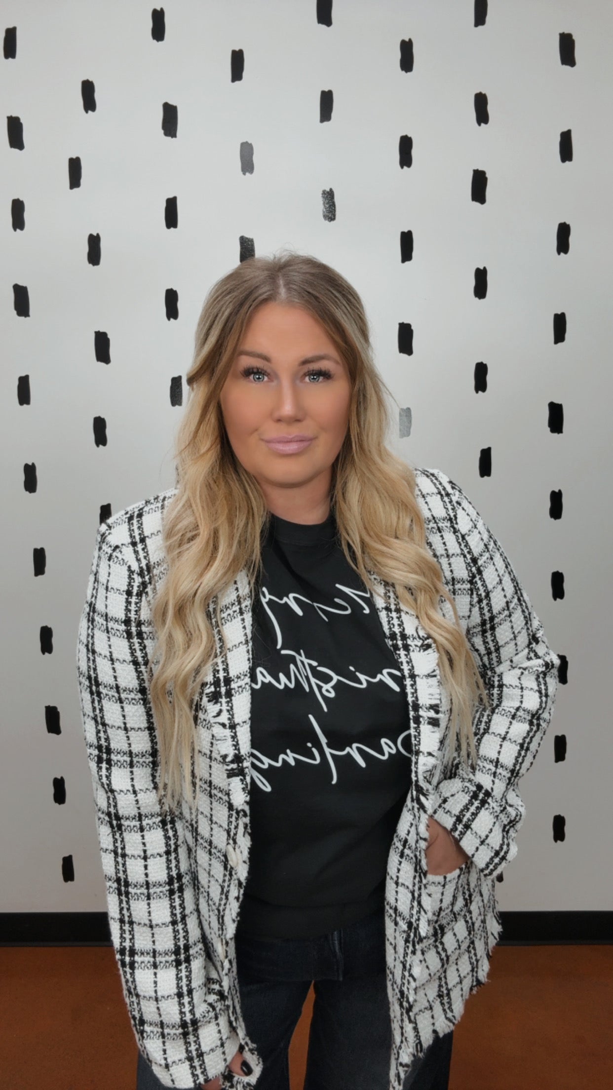 Offwhite Tweed Blazer