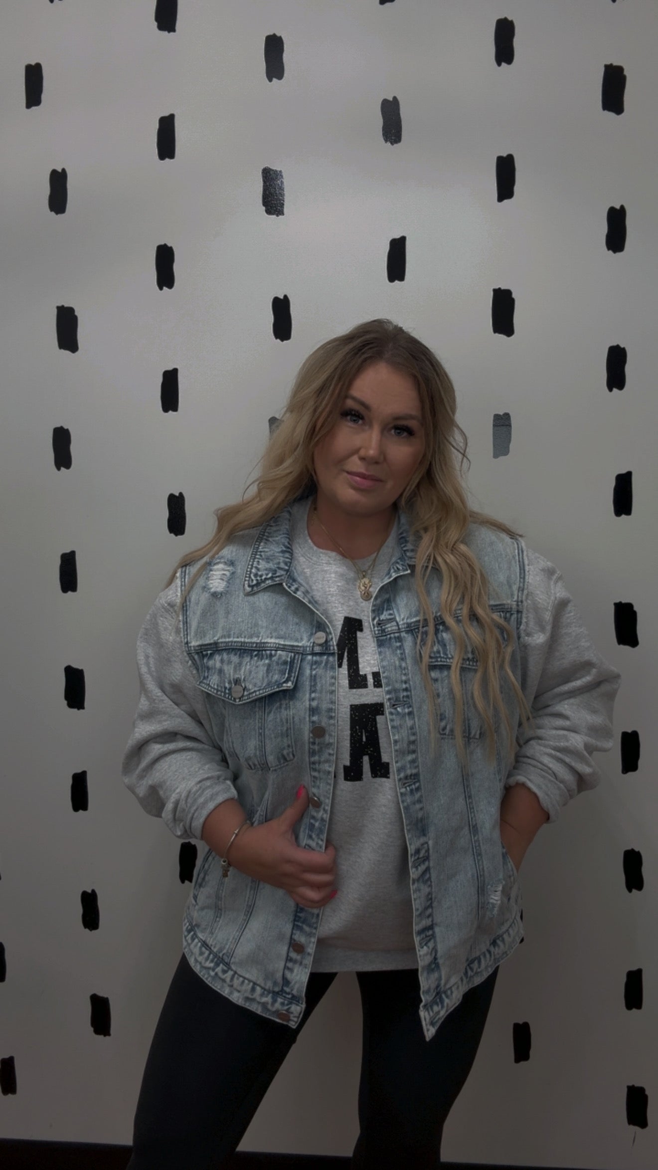 Oversized Denim Vest