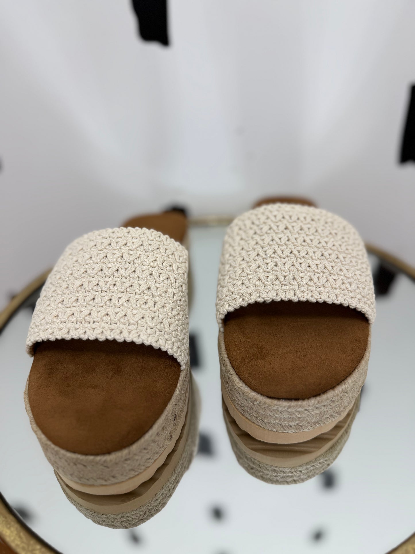 Natural Boho Woven Sandals
