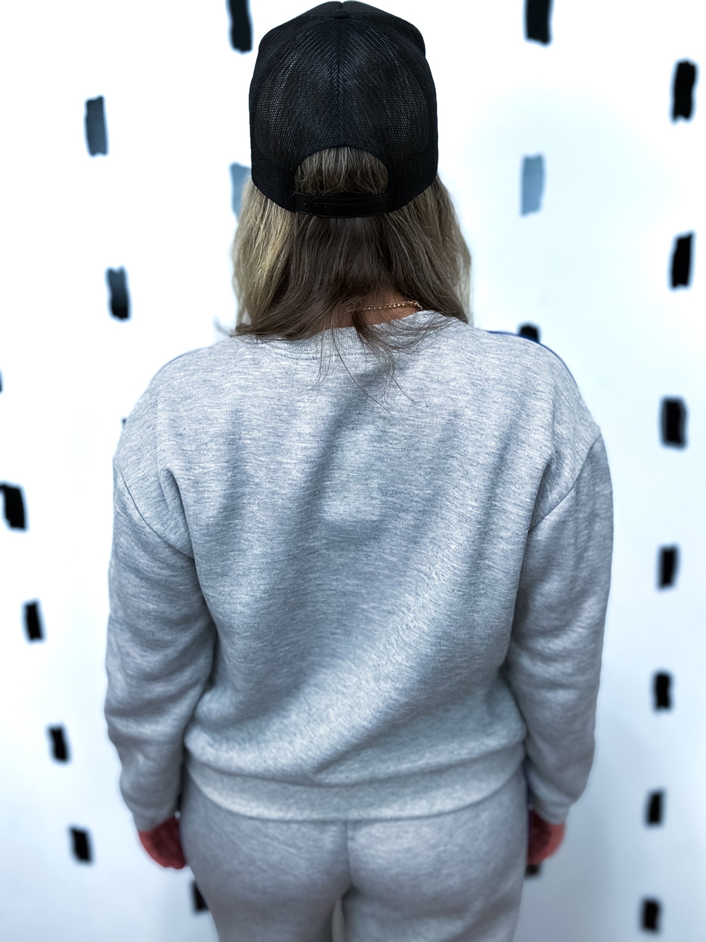 Grey/Royal Graphic Sweatshirt
