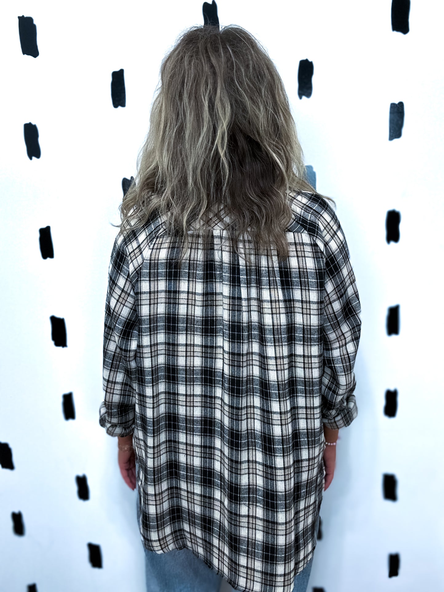 Oat Abri Plaid Flannel Shirt