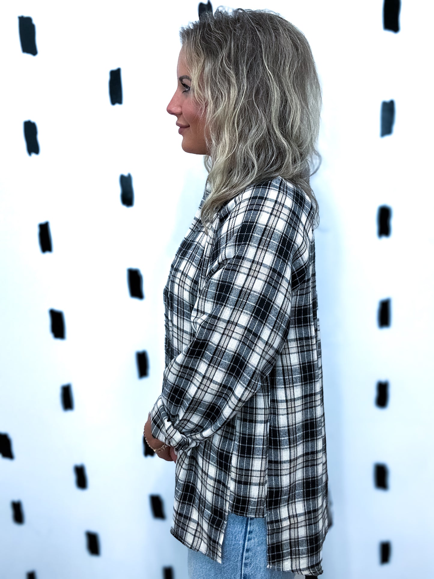 Oat Abri Plaid Flannel Shirt