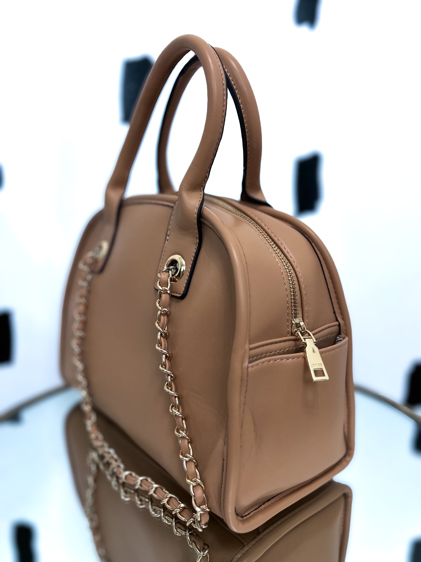 Tan/Gold Handbag