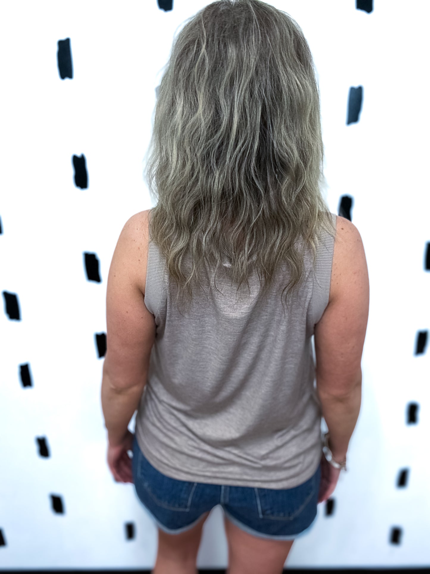 V-Neck Sleeveless Top