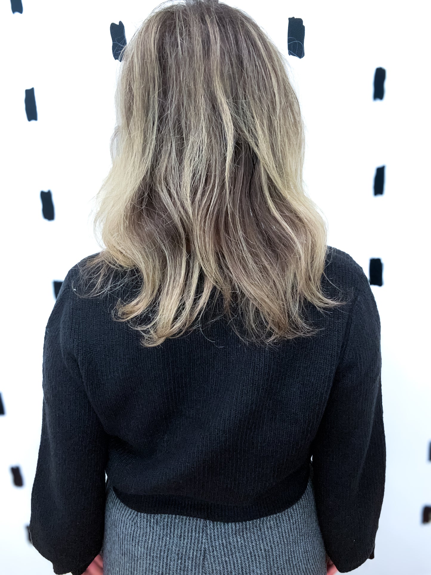 Black Sparkly Bow Cozy Cardigan