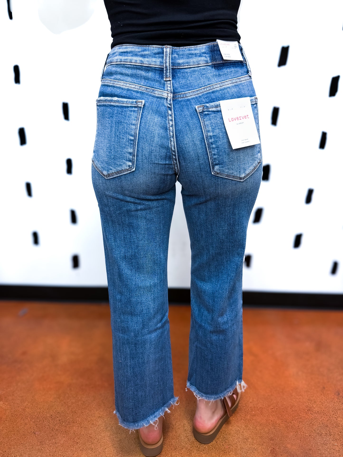 High Rise Crop Dad Jeans