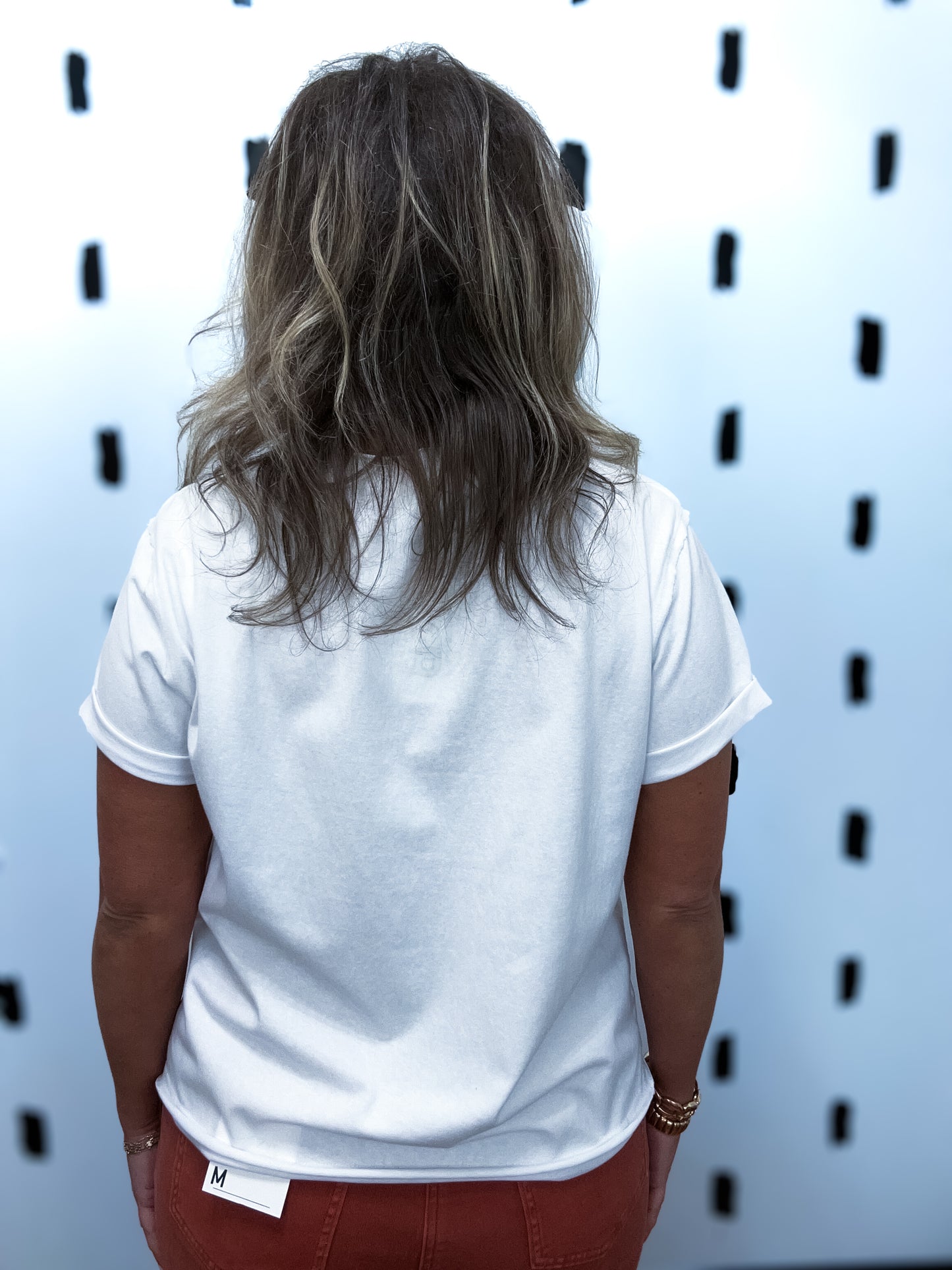 White Mali Short Sleeve Tee