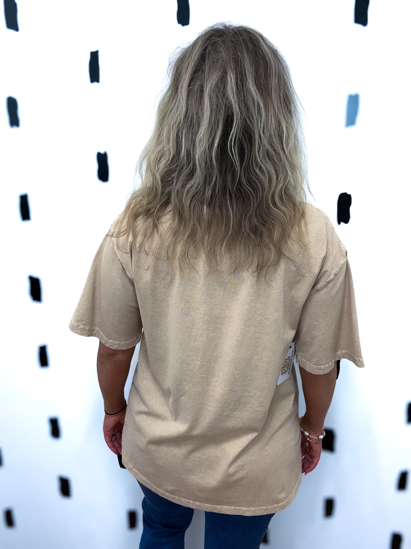 Taupe Giddy Up Graphic Tee