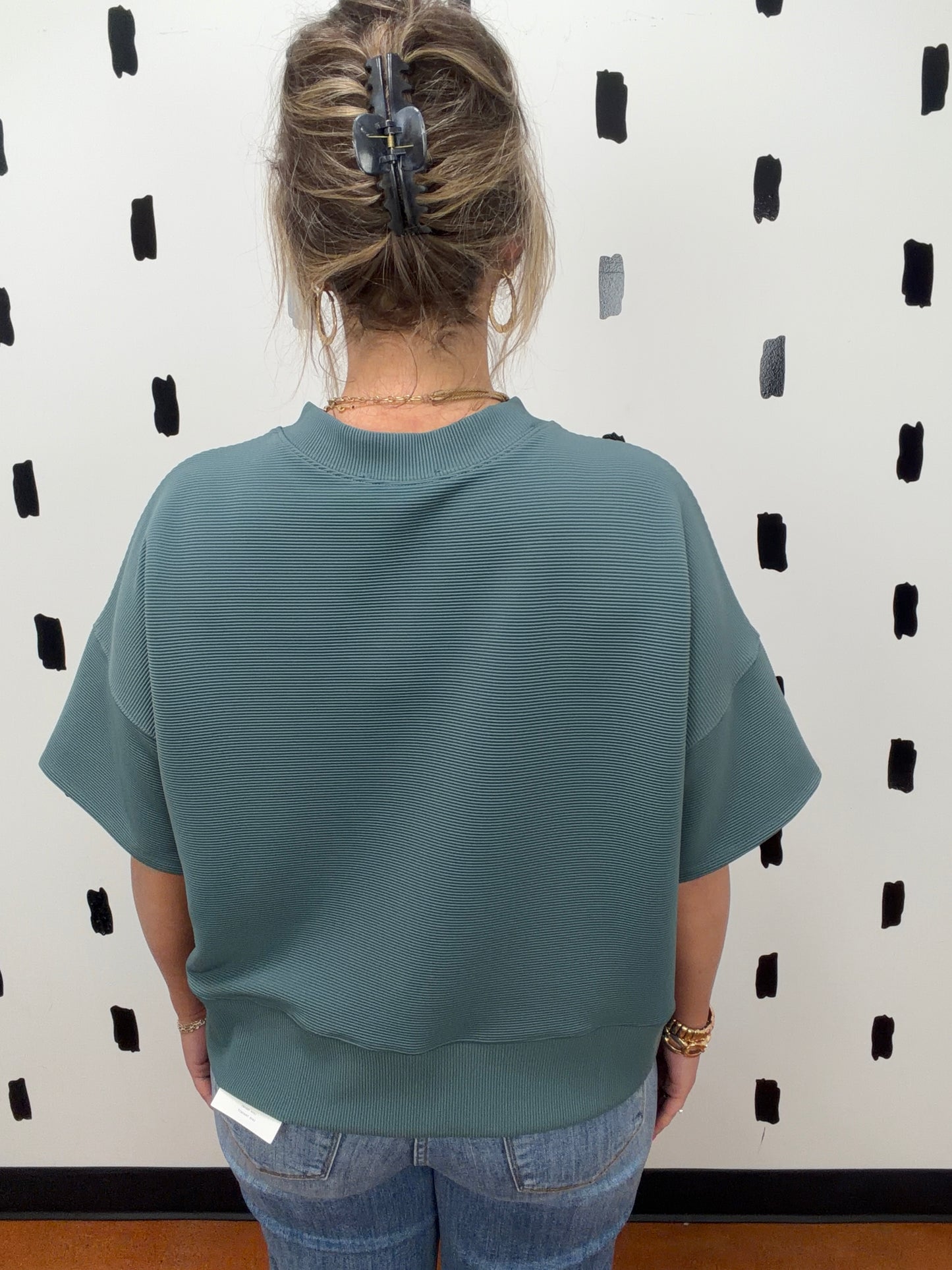 Ash Jade Ribbed Tee