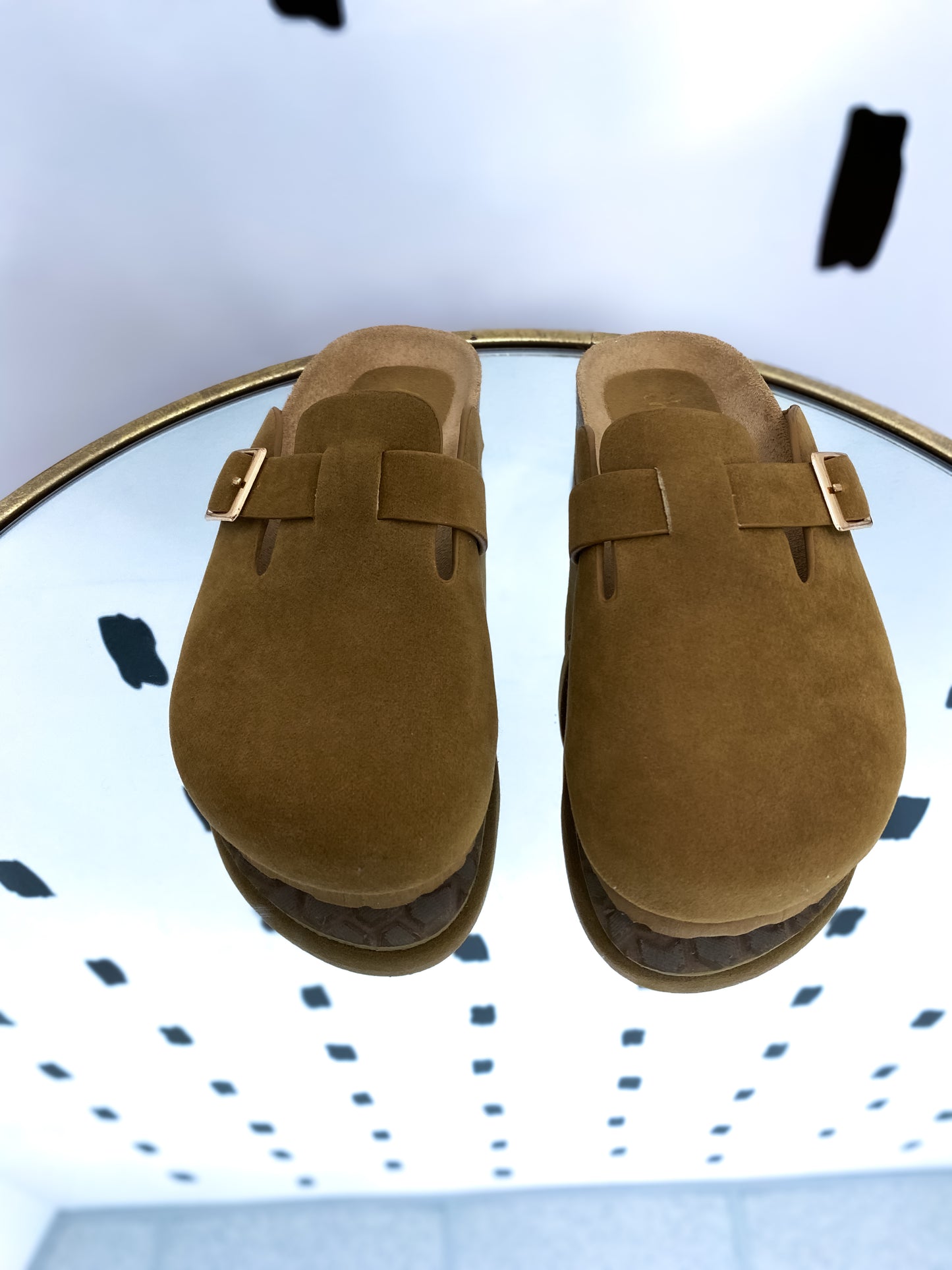 Camel Clog Shoes
