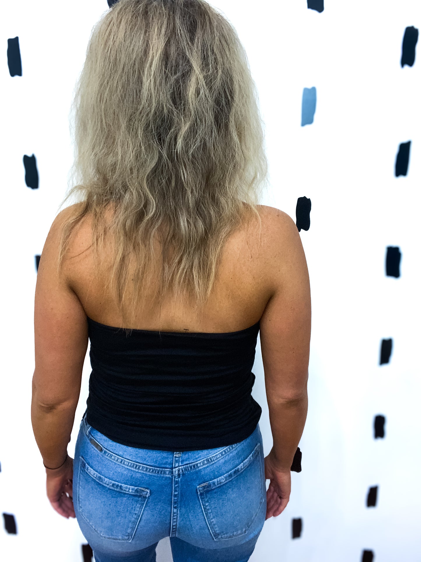 Reversible Strapless Scrunch Top