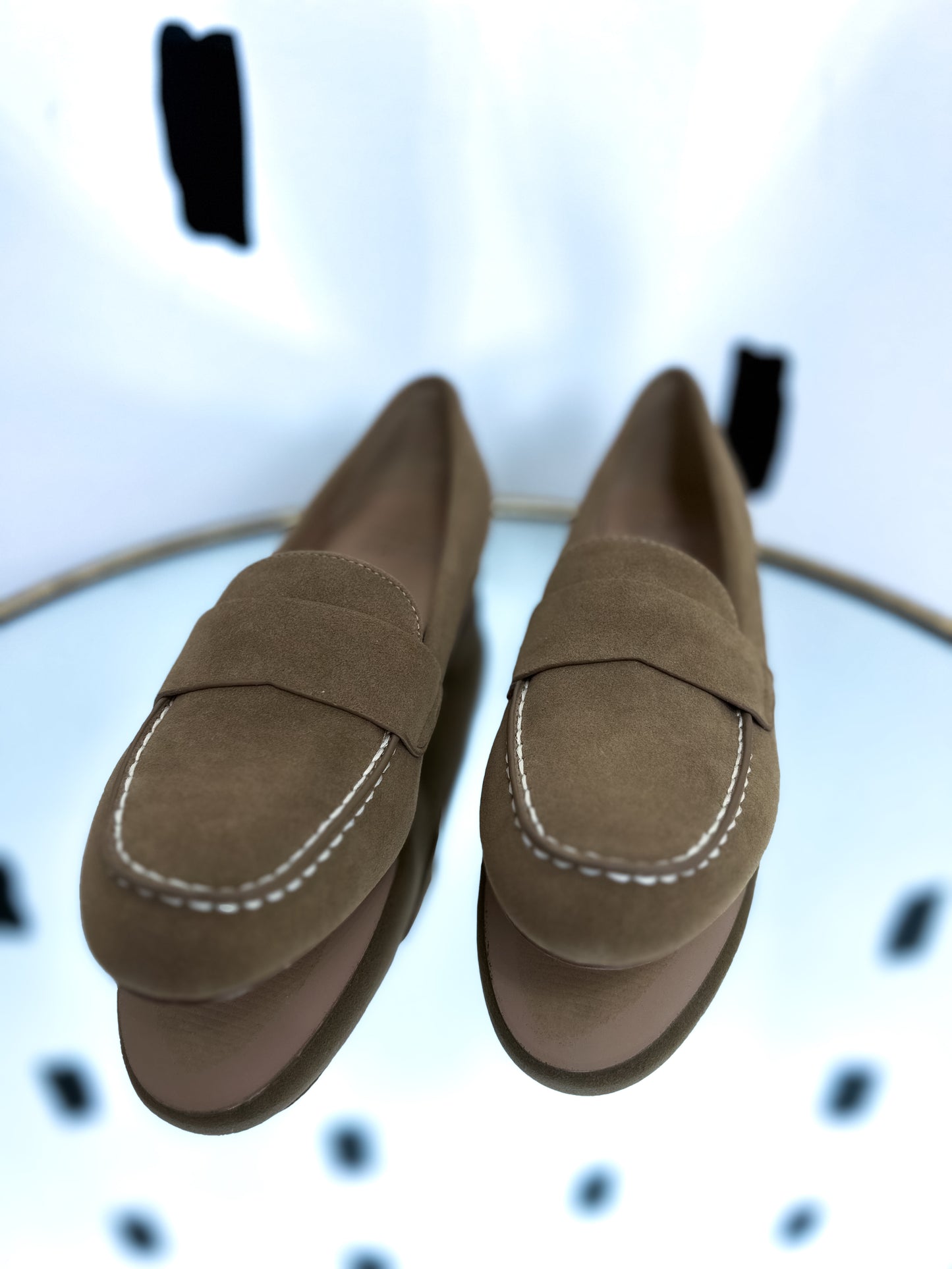 Suede Loafers