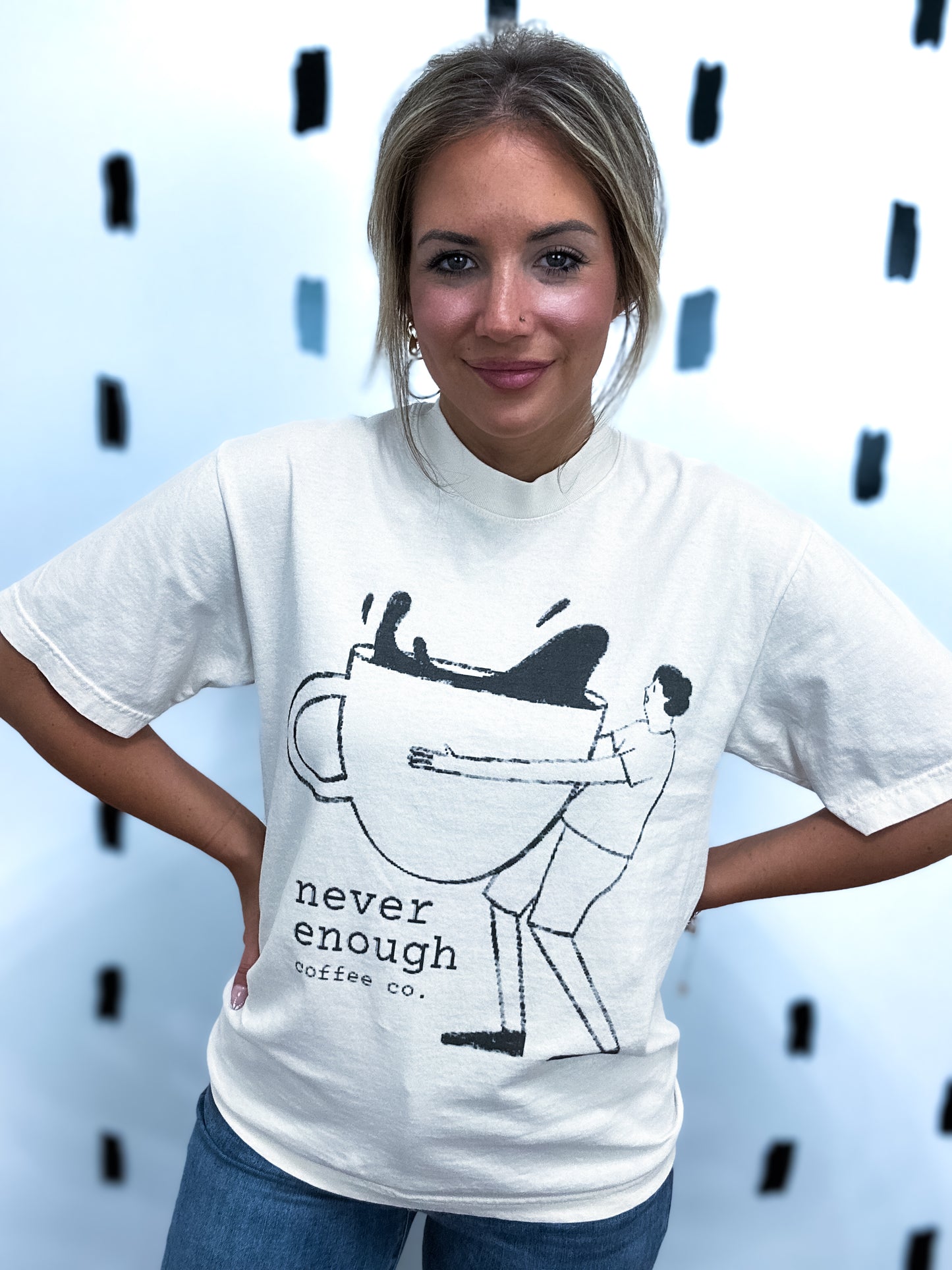Cream Never Enough Coffee Graphic Tee