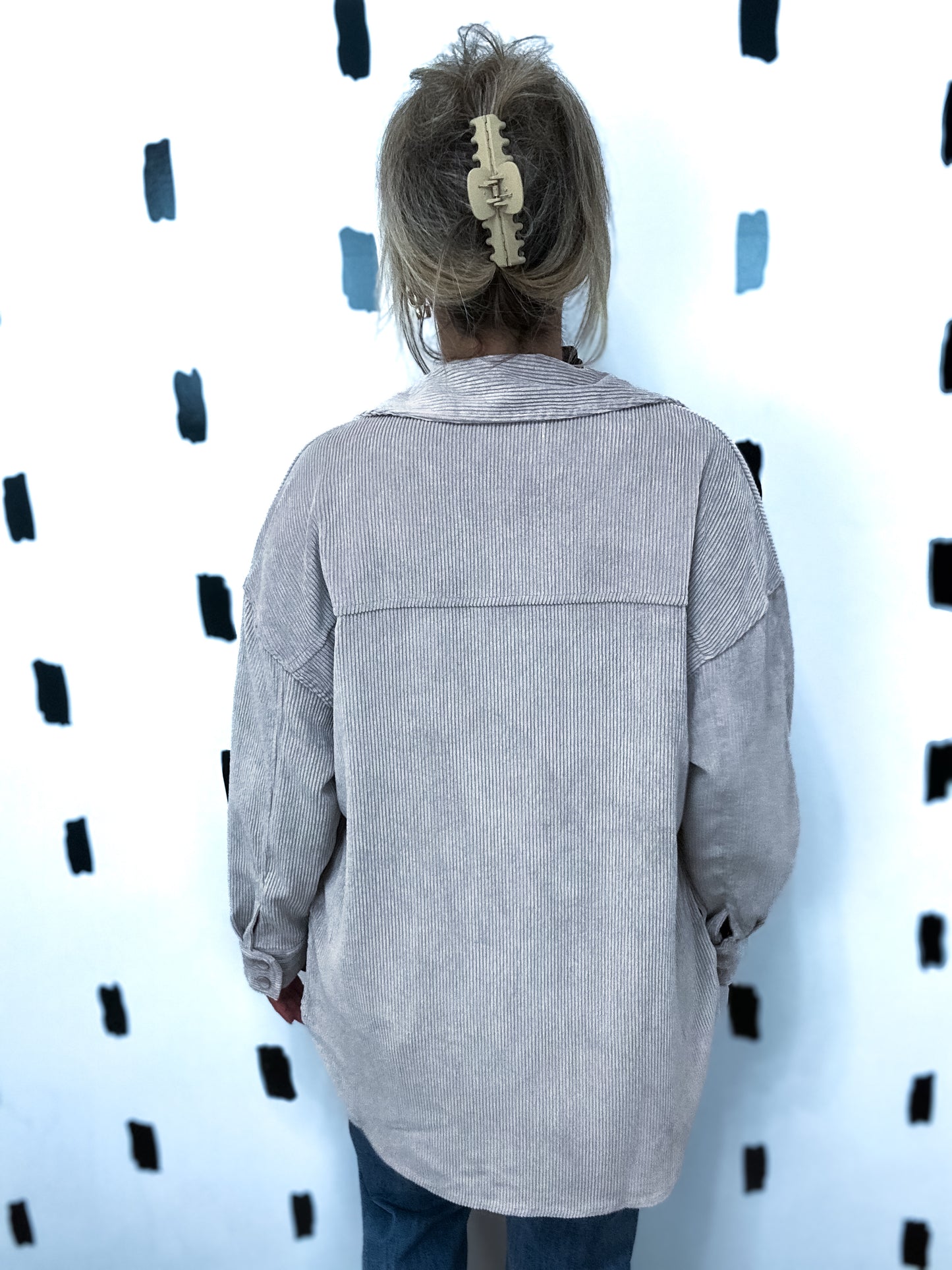 Oversized Corduroy Shacket