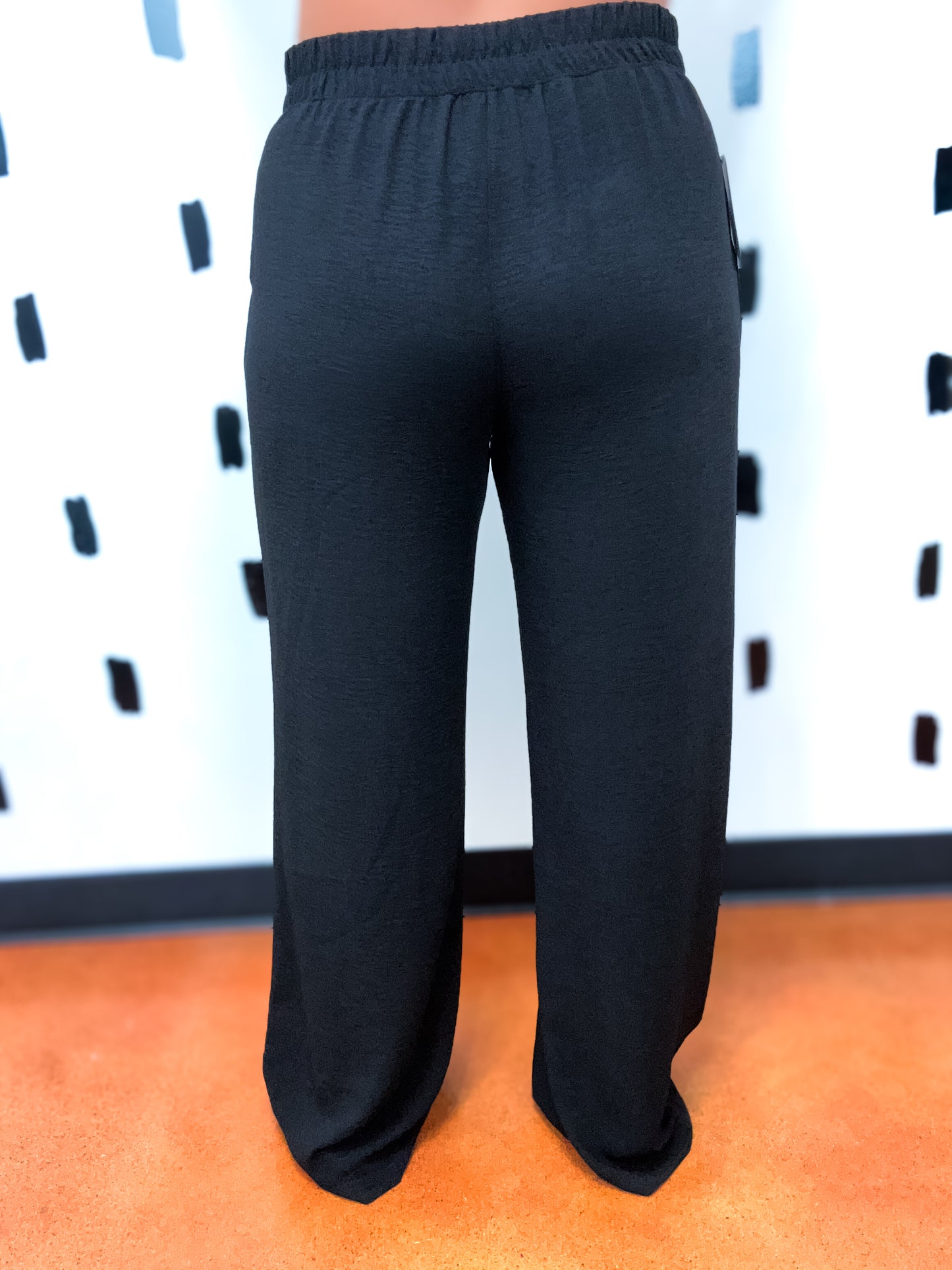 Black Flowy Dress Pants