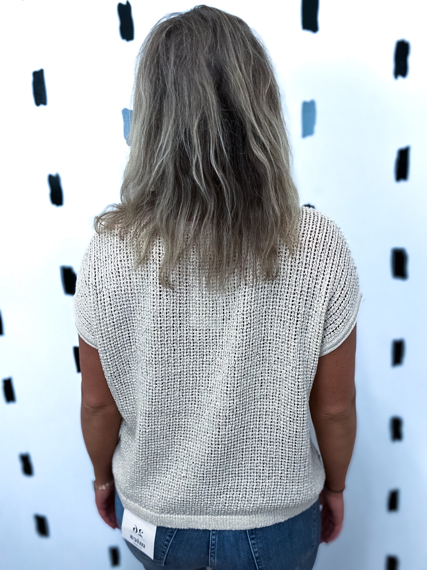 Natural Crochet Knit Pullover Sweater