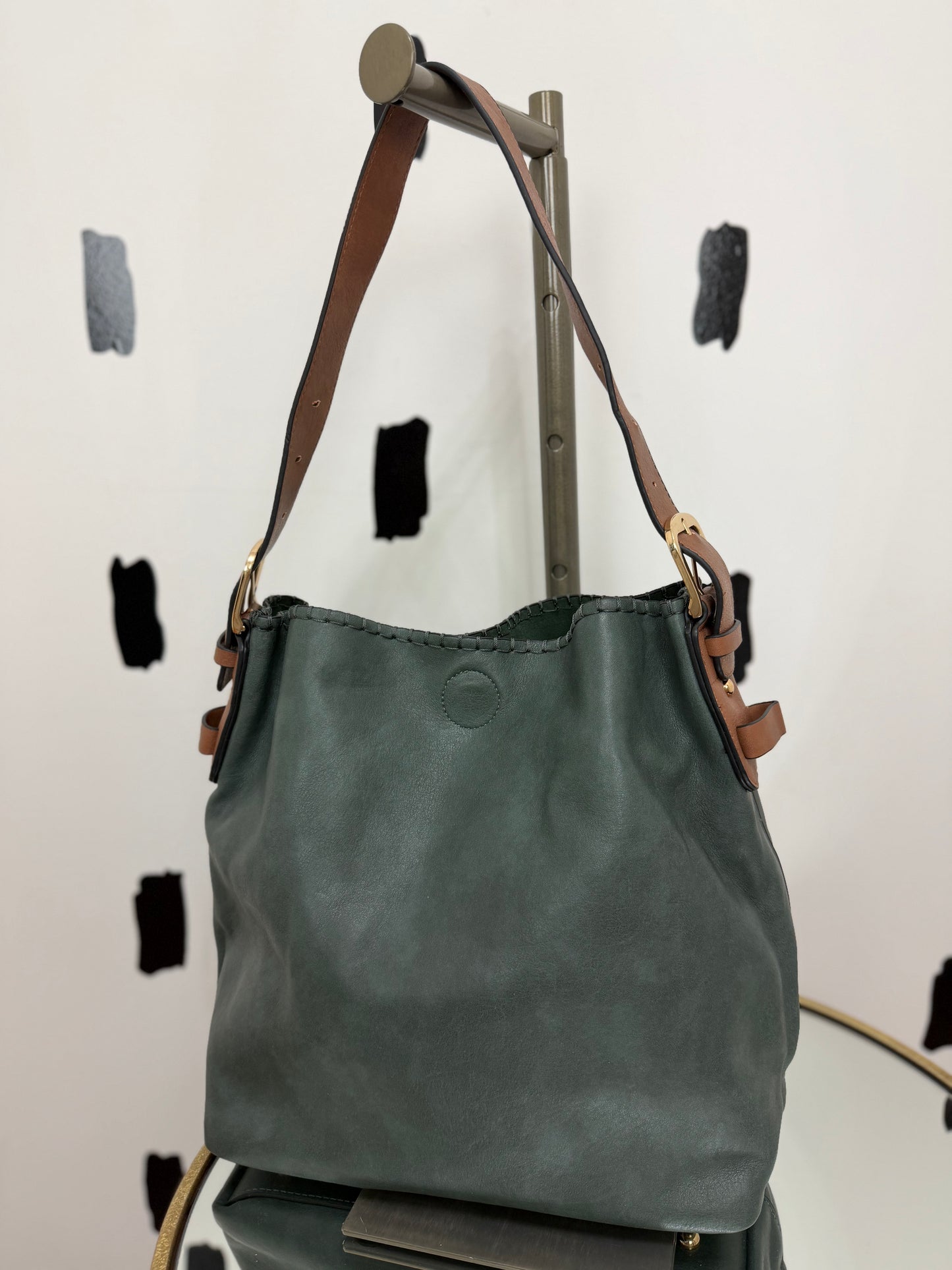Slate Buckle Strap Bag