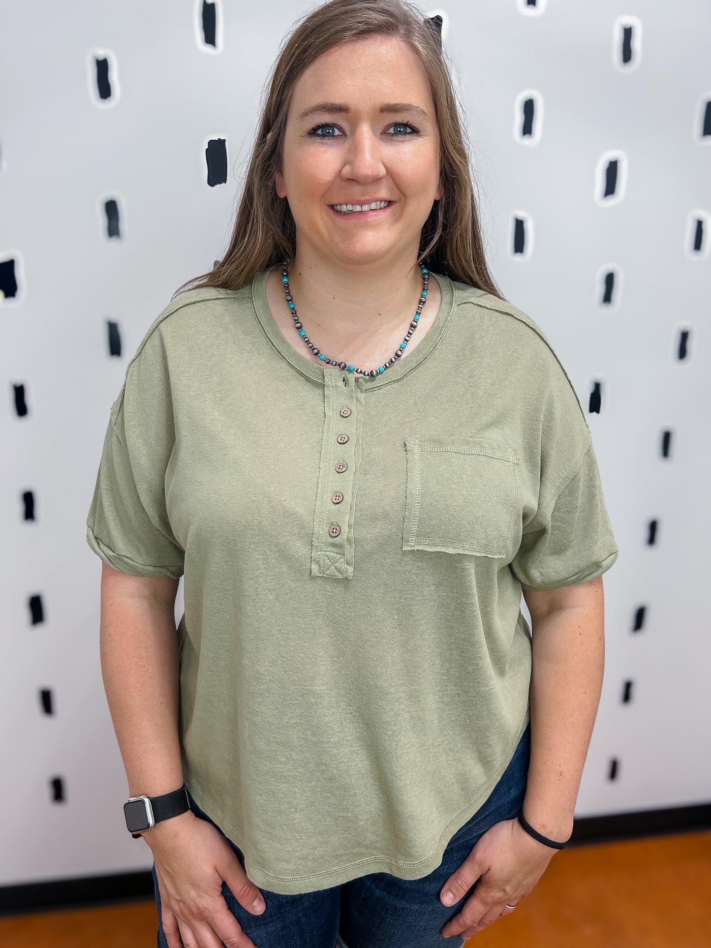 Twisted Sleeve Top