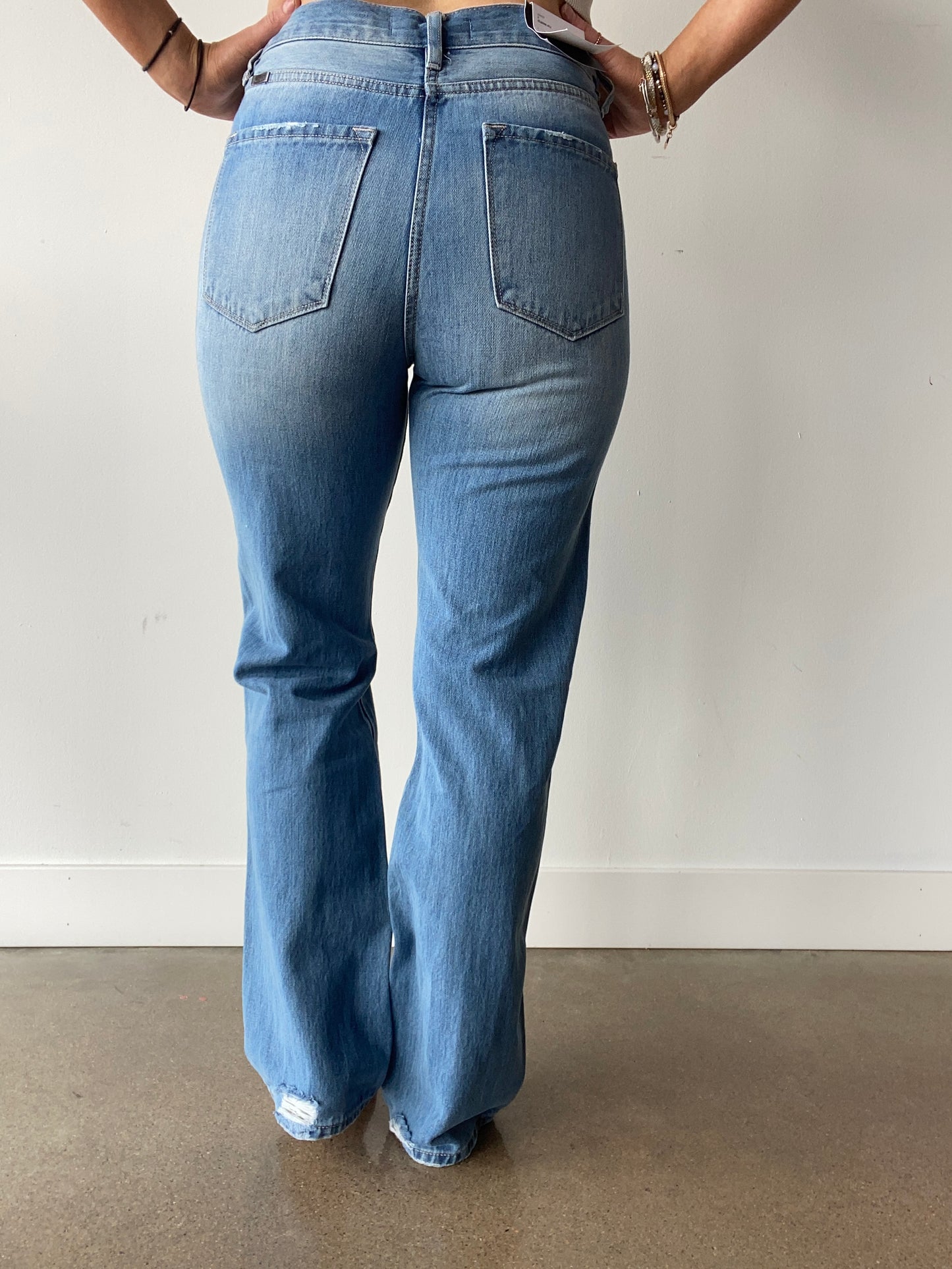 Kancan High Rise 90's Straight Jeans