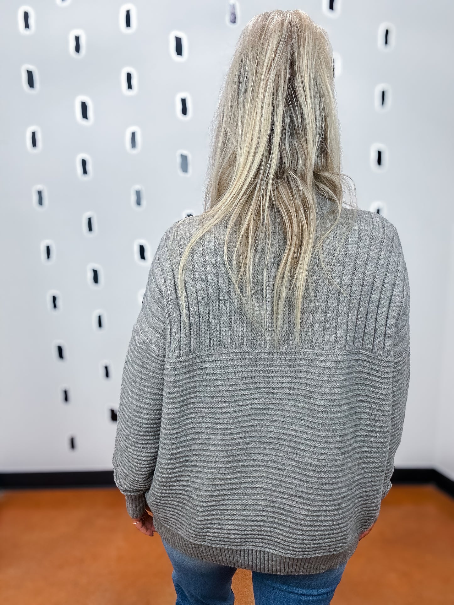 Greyish Brown Turtleneck Sweater