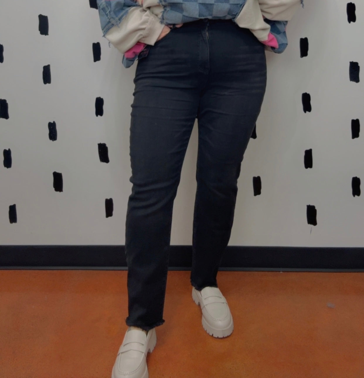 Tummy Control High Rise Black Skinny Jean