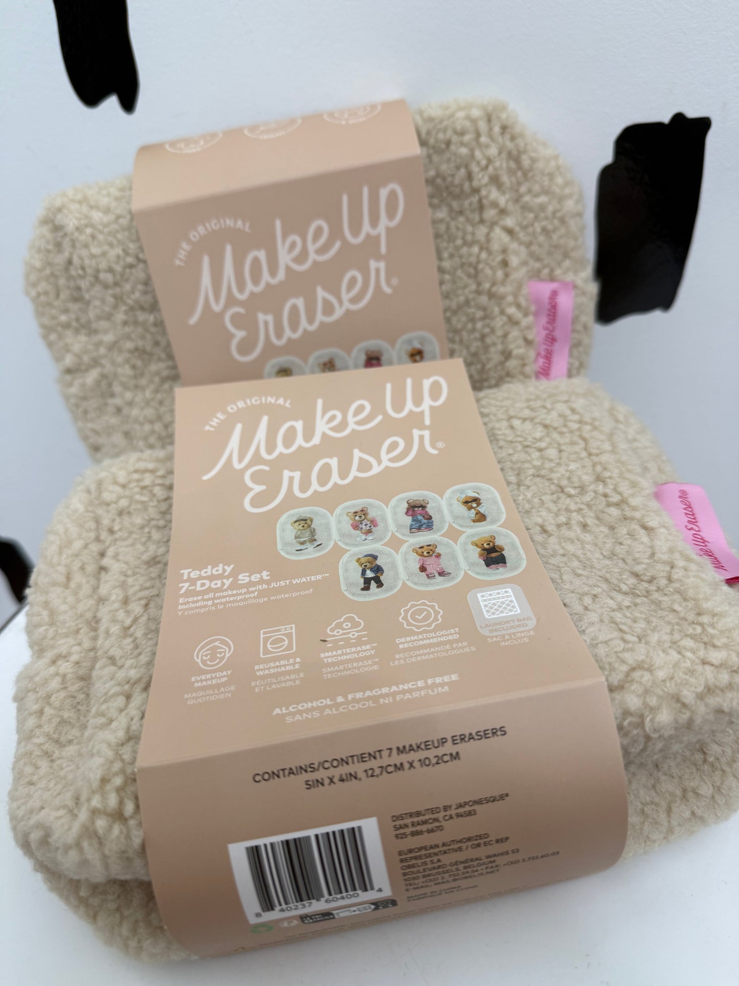 Teddy Bear Makeup Eraser 7 Day Set