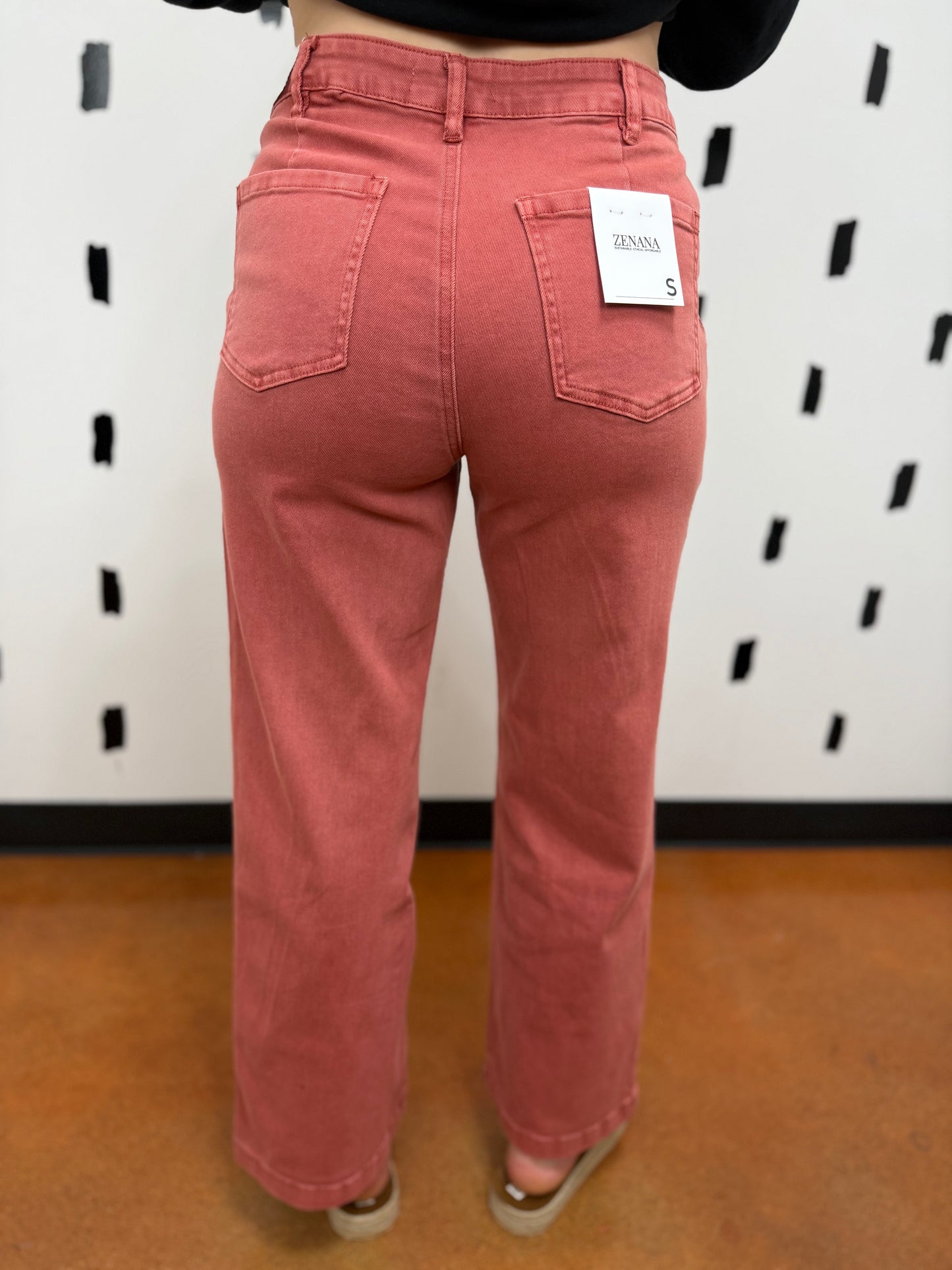 Cabernet Straight Leg Denim Pants