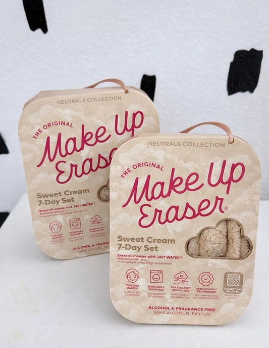 Sweet Cream Magic Makeup Eraser 7 Day Set