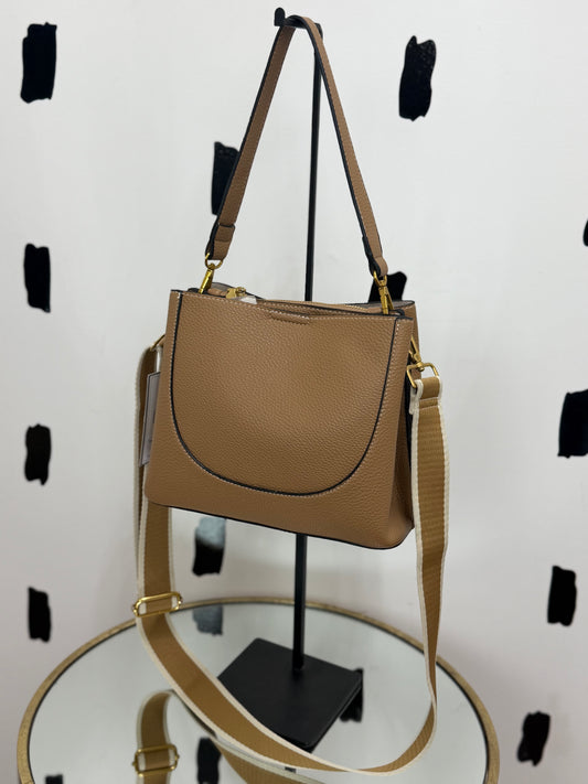 Tan Guitar Strap Crossbody