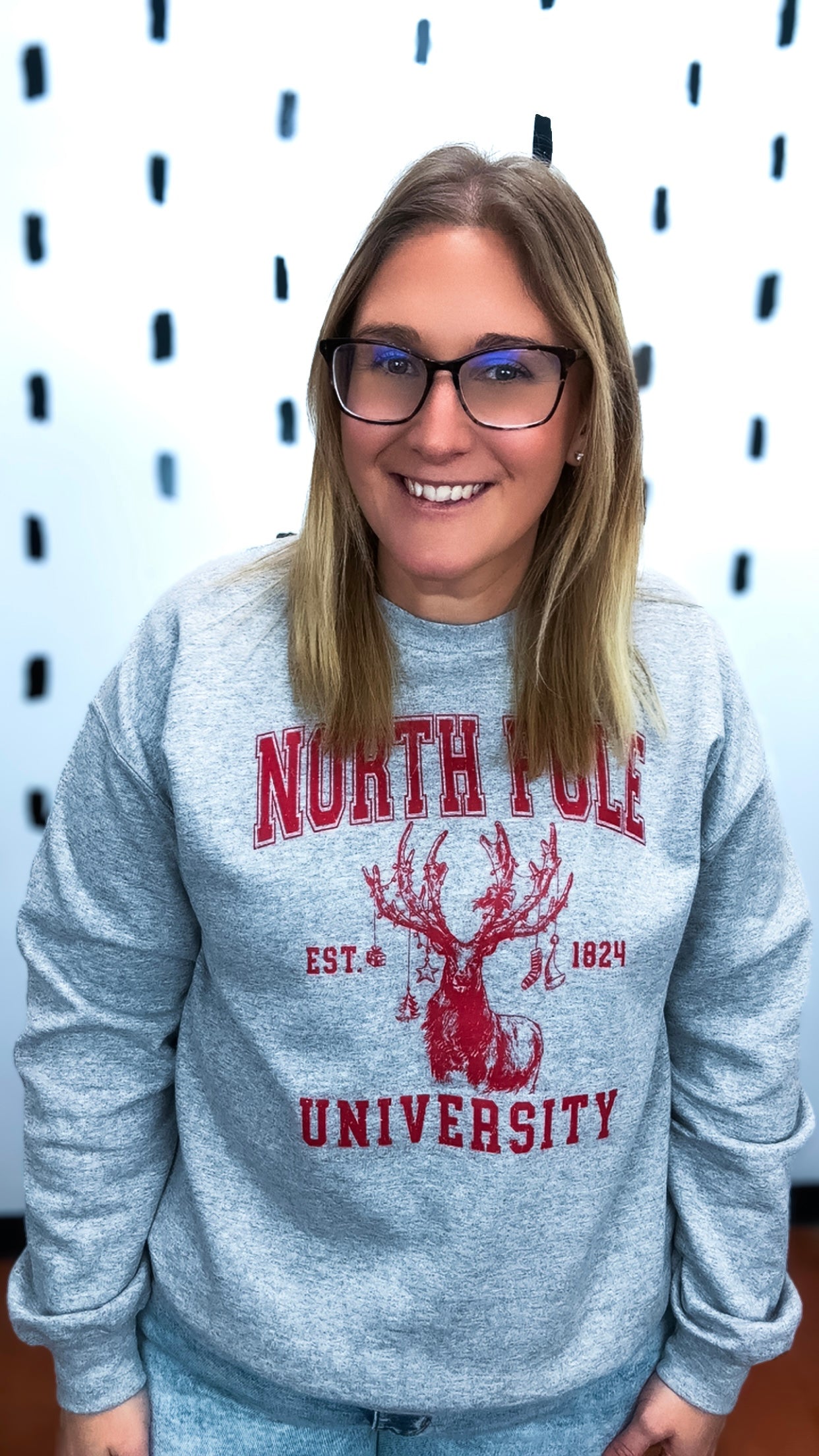 North Pole University Graphic Sweatshirt