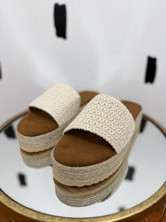 Natural Boho Woven Sandals