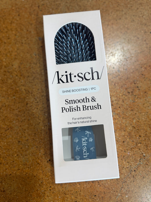 Coastal Blue Print Smooth & Polish Hair Brush