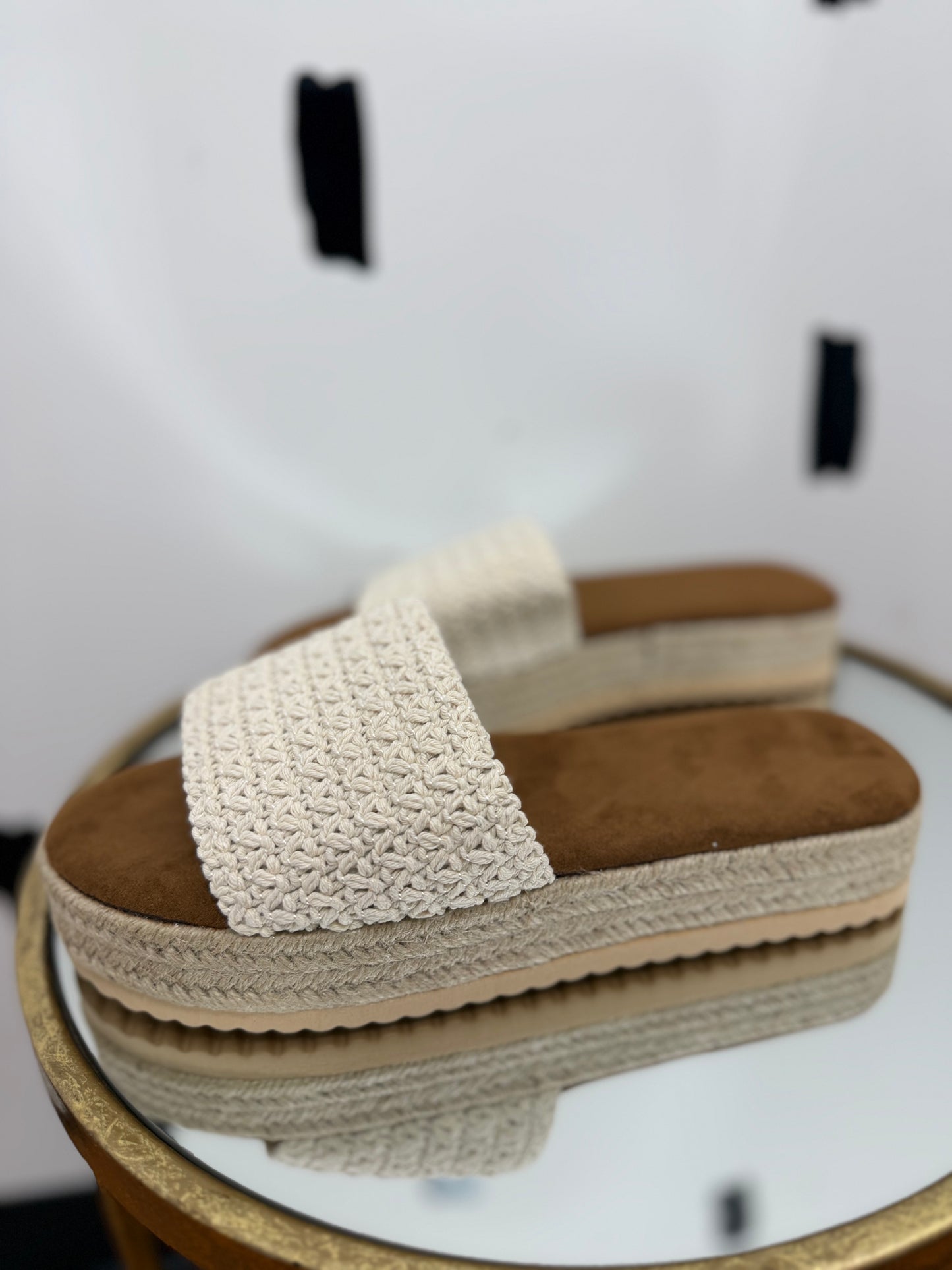 Natural Boho Woven Sandals