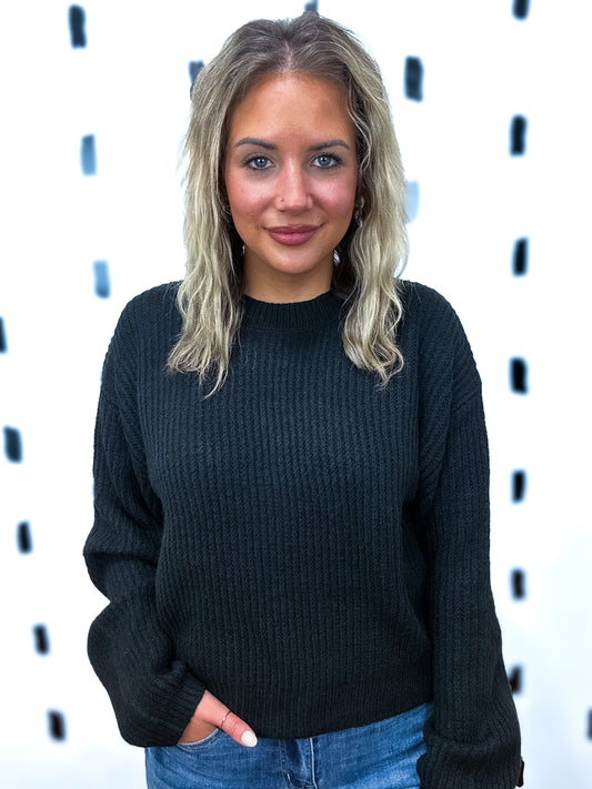 Ribbed Knit Sweater
