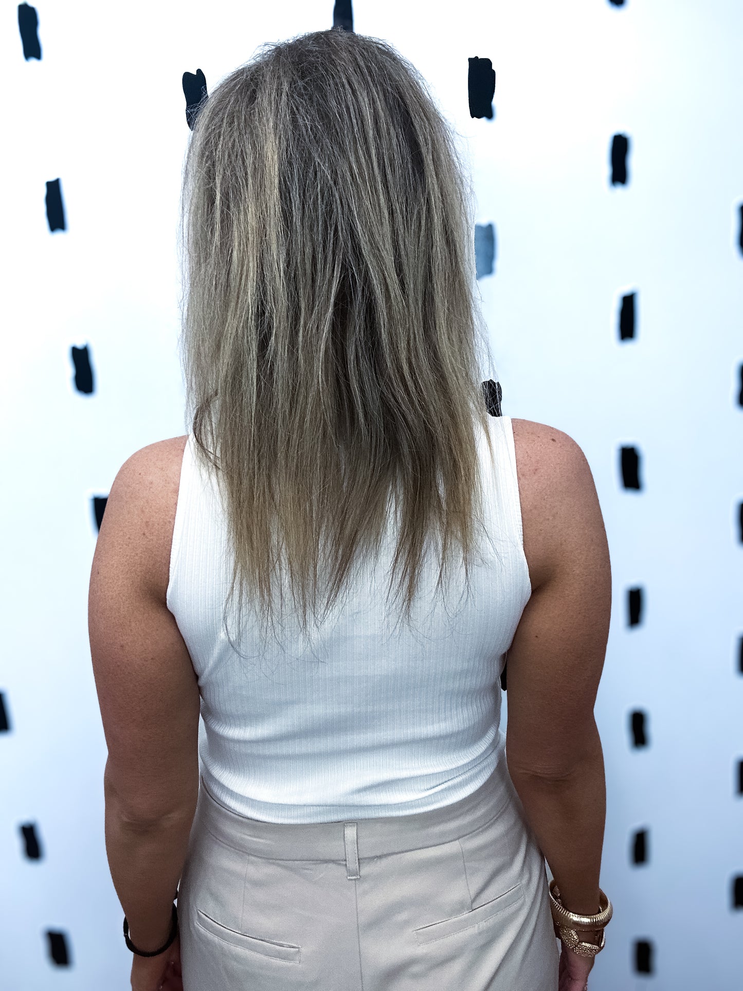 Ivory Sleeveless Ribbed Top