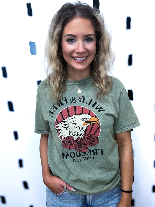Olive Short Sleeve Graphic Tee