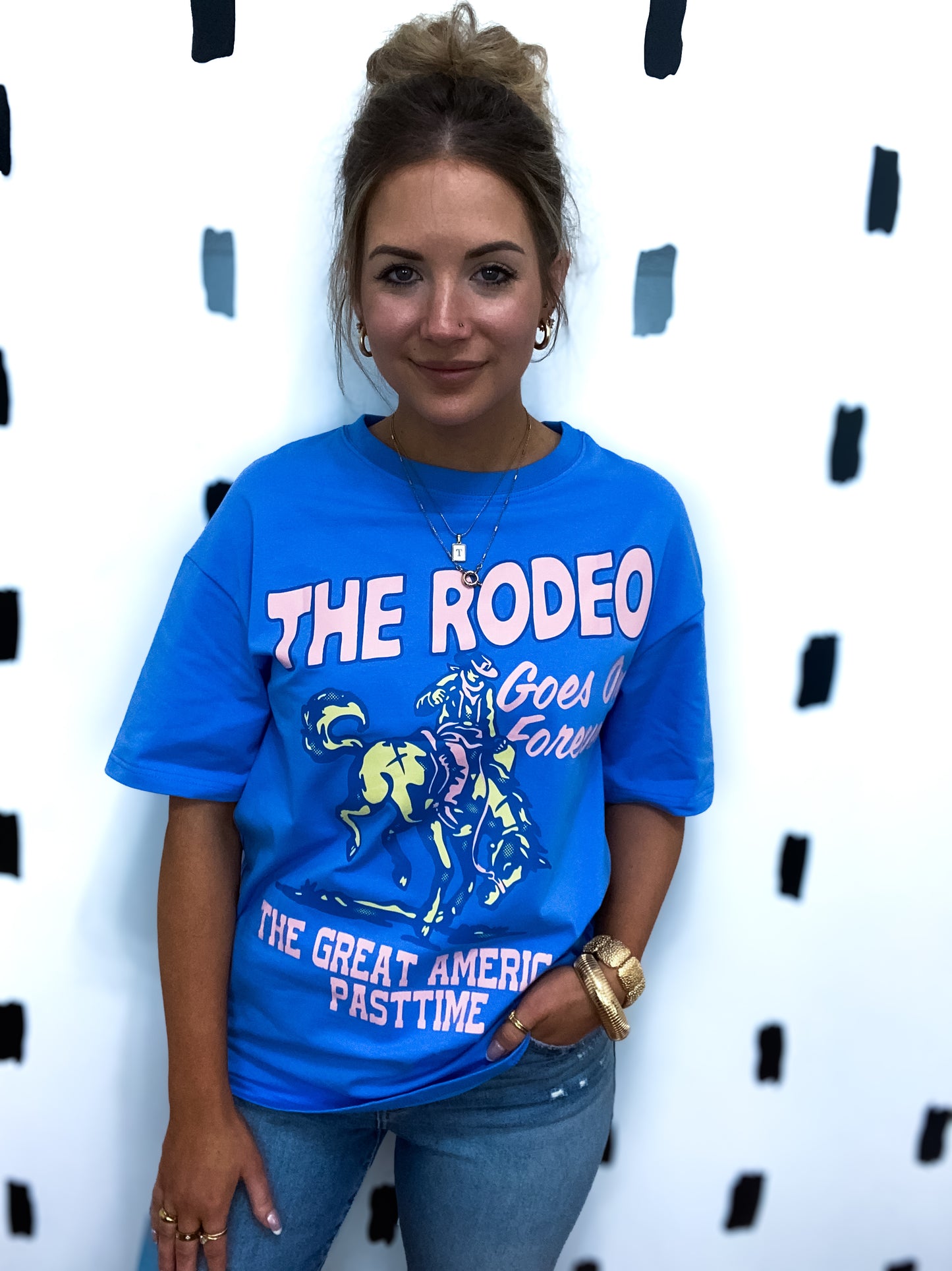 Sky Blue Rodeo Graphic Tee