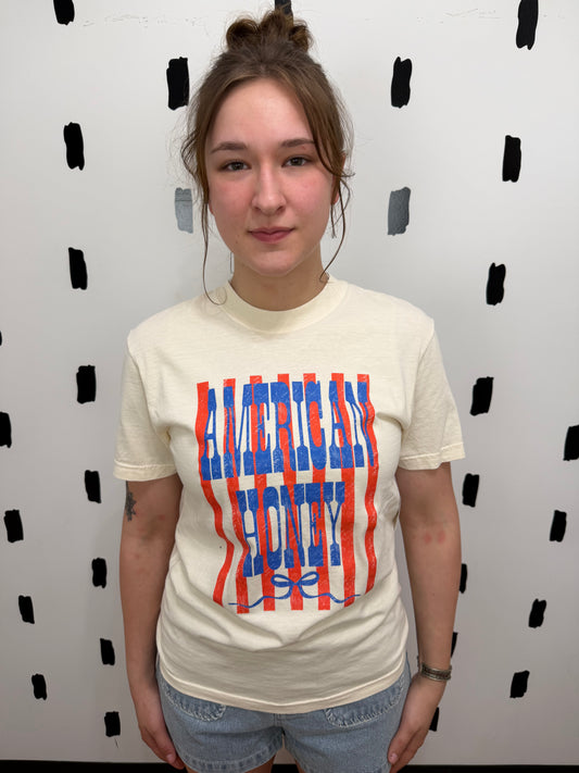 American Honey Stripes Graphic Tee
