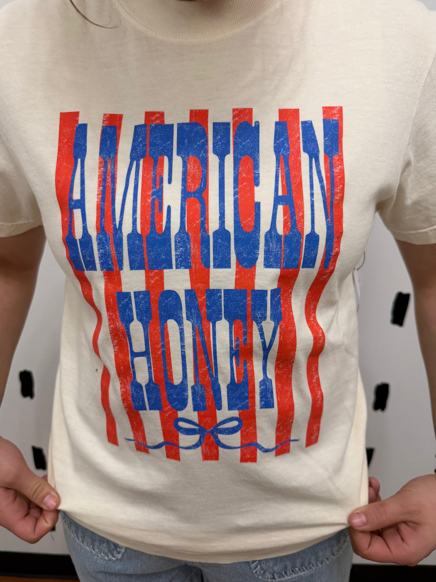 American Honey Stripes Graphic Tee
