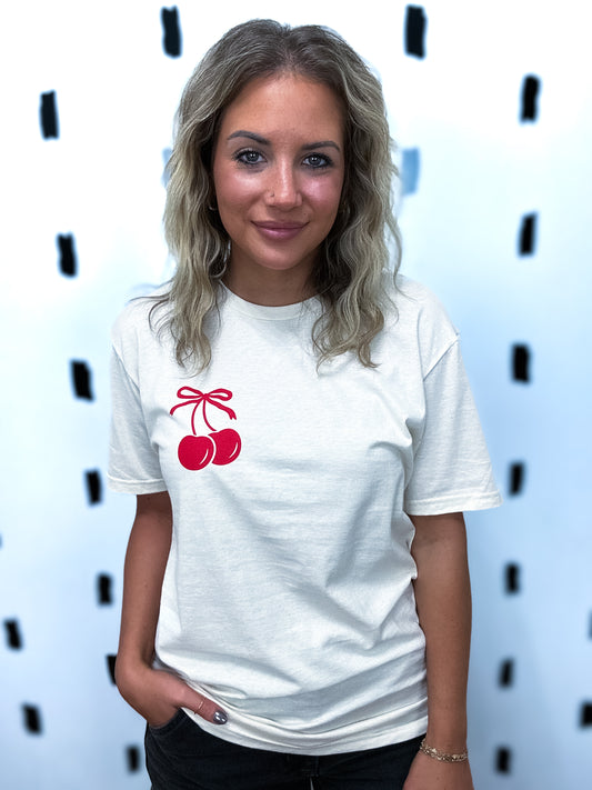 Natural Cherry Graphic Tee