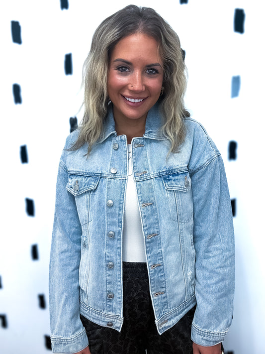 Oversized Boyfriend Denim Jacket