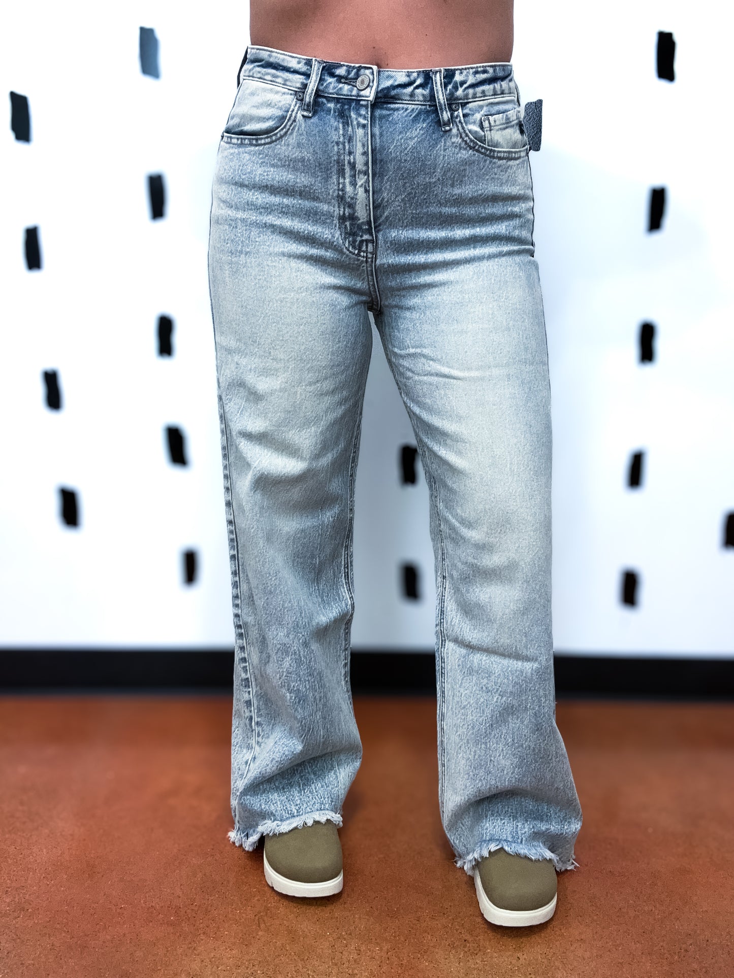 Light High Rise Wide Pants