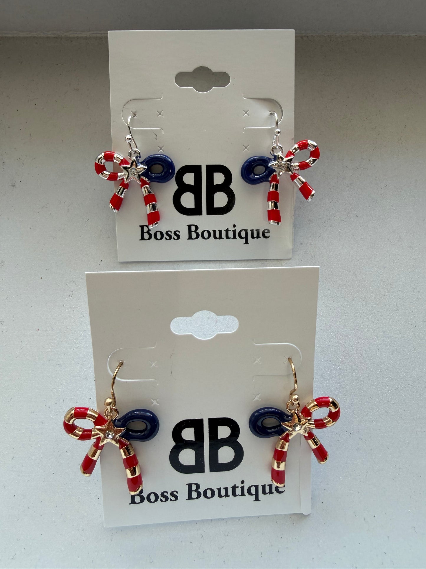 Bow Flag Earrings
