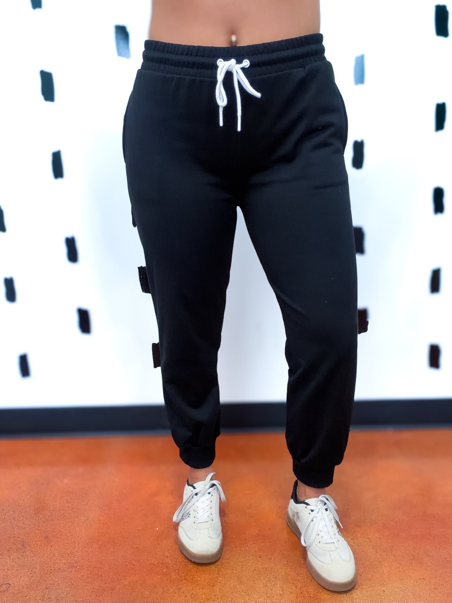 Black French Terry Jogger Pants