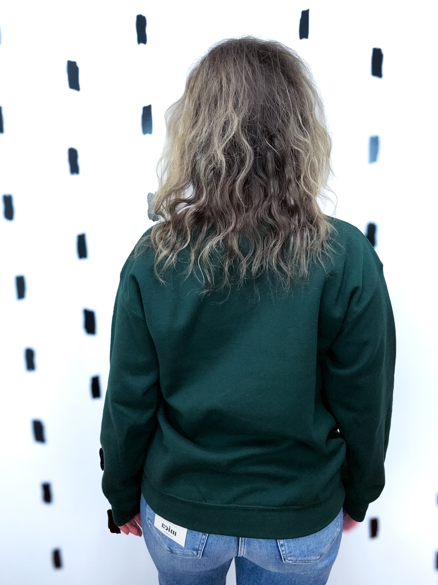 Pray Graphic Crew Neck Sweatshirt