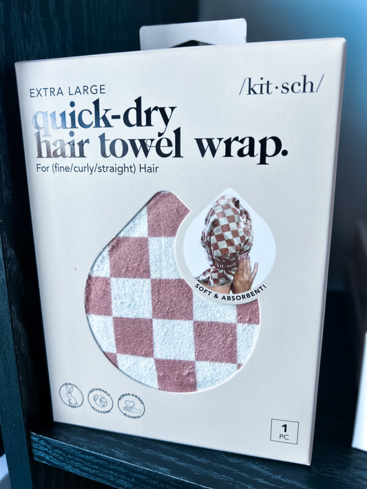 XL Quick Dry Hair Towel Wrap