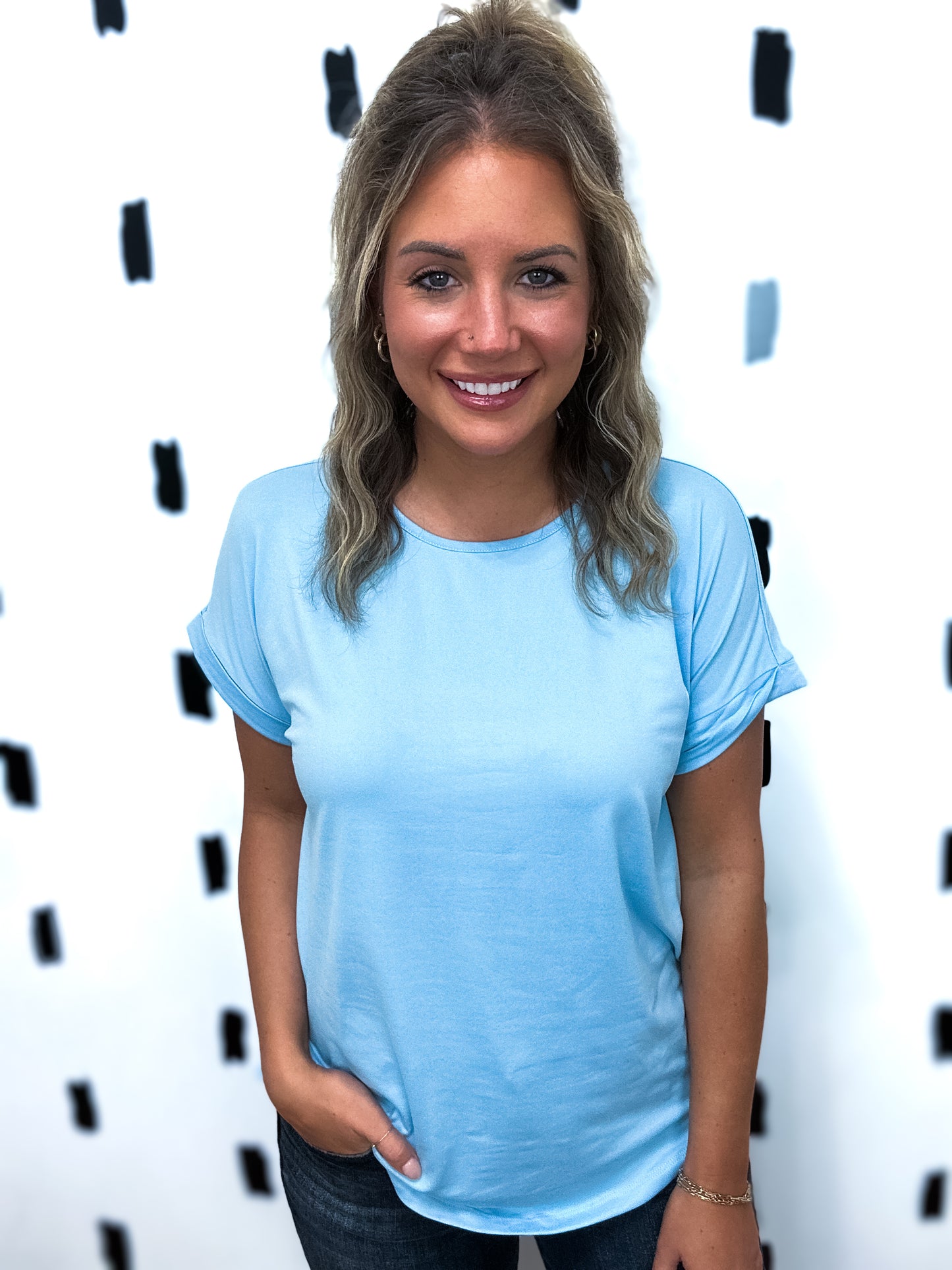 Short Sleeve Knit Top