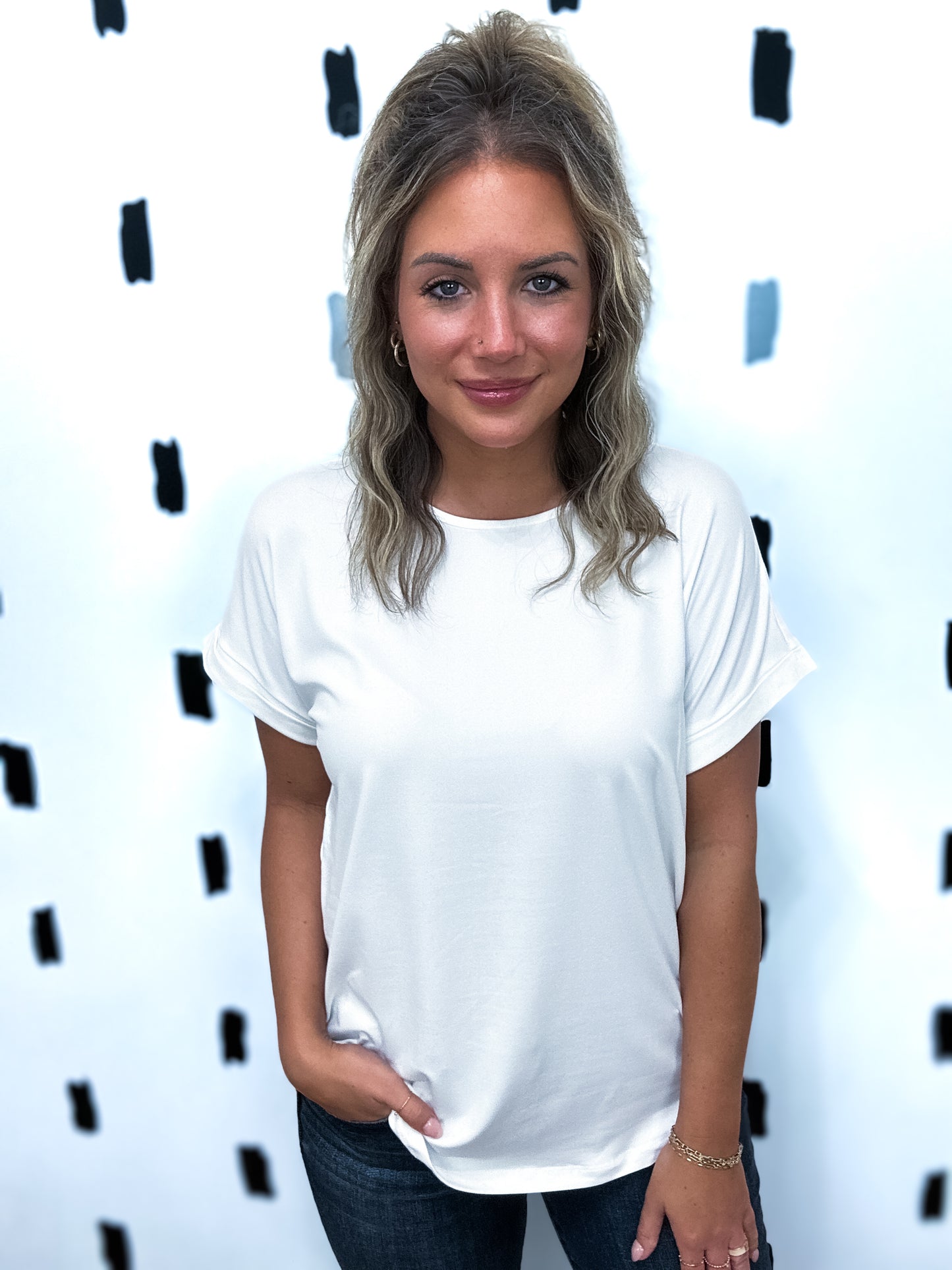 Short Sleeve Knit Top