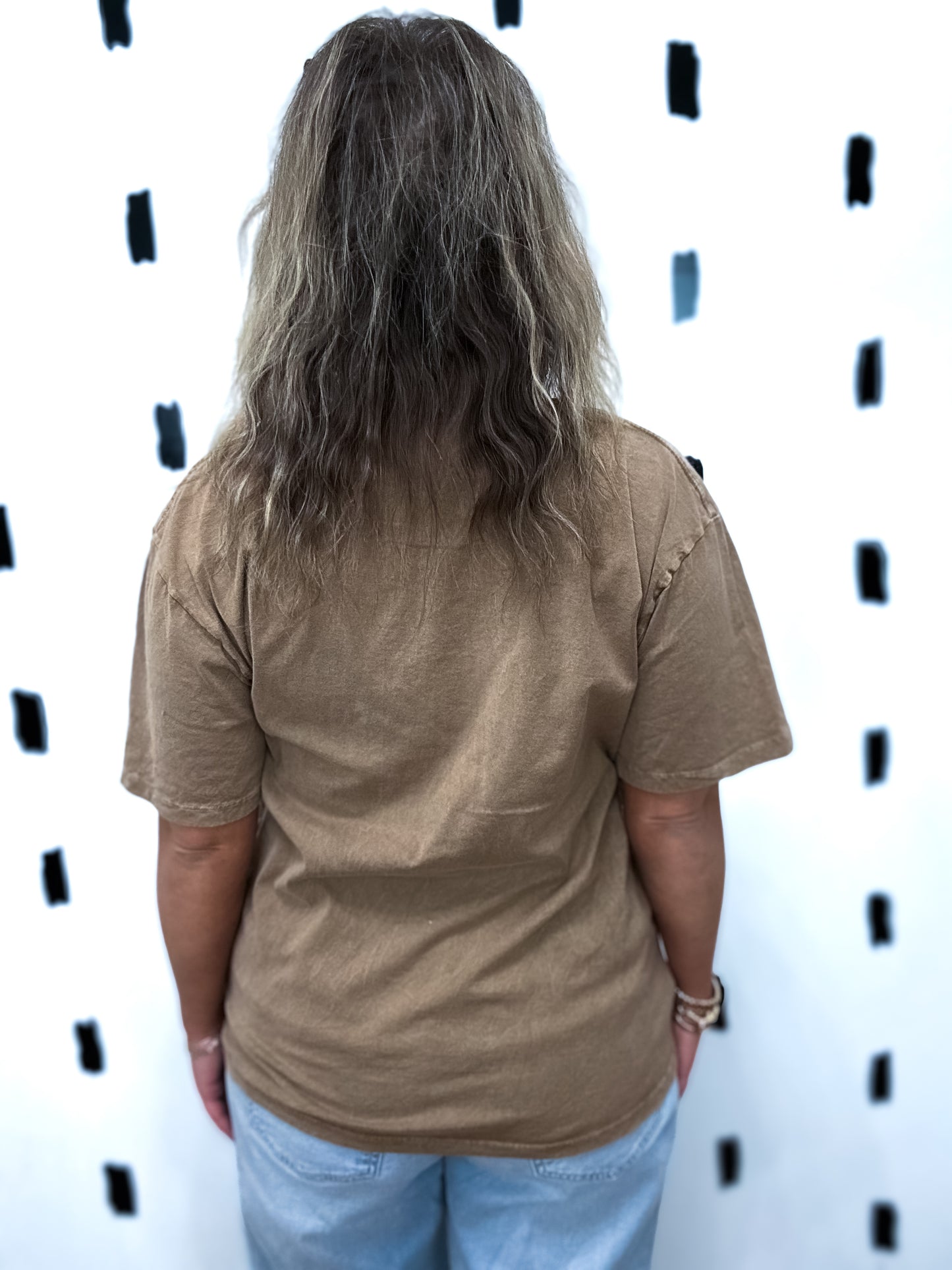 Taupe Aztec Western Graphic Tee