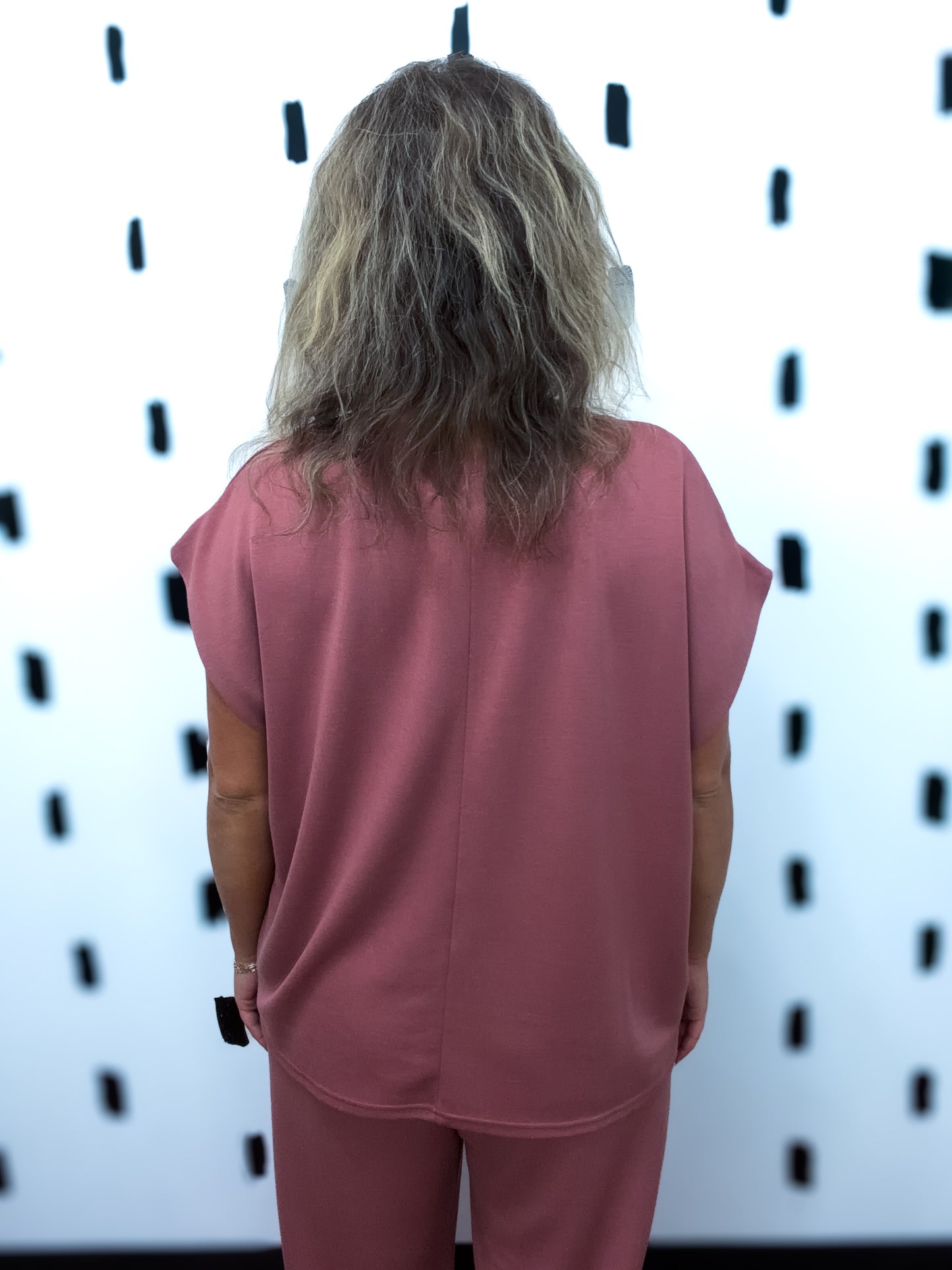 Brick Short Sleeve Comfy Top